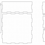 Caja cuadrada "Felicidades Mamá" - Vector SVG DXF para Laser CO2 - Descargable gratis | Stanser