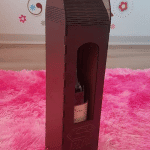 Caja para botella "Súper papá" - Vector descarganle para corte CNC y grabado laser gratis | Stanser
