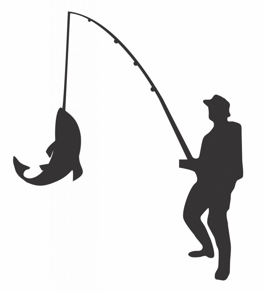 Pescador — vector para corte CNC
