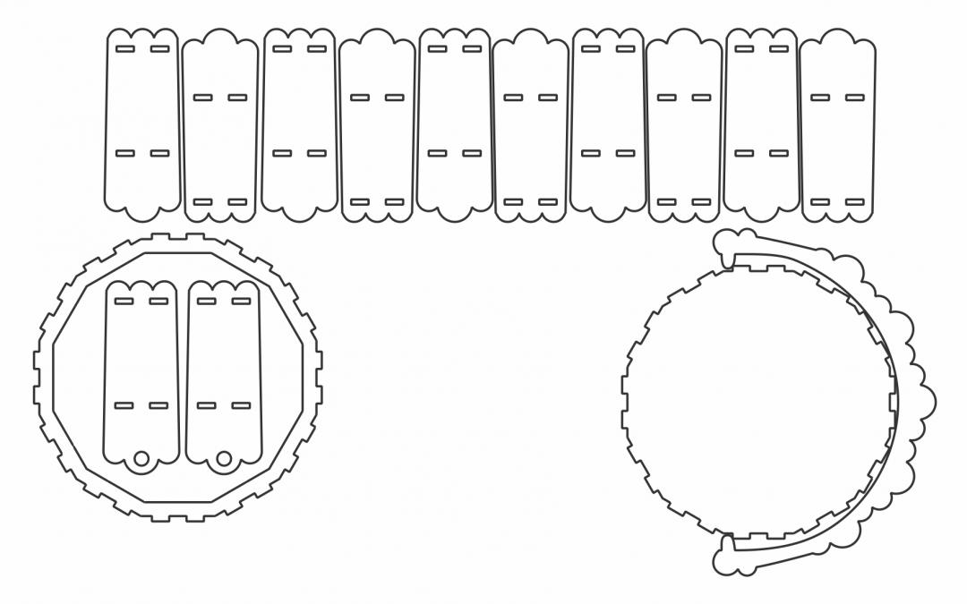 Canastilla circular