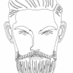 Rostro de hombre - Vector SVG DXF para CNC Router y Laser CO2 - Descargable gratis | Stanser