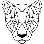 Cara de leopardo - Vector descarganle para corte CNC y grabado laser gratis | Stanser