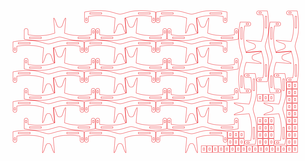 Armazones de lentes para caretas — vector para corte CNC