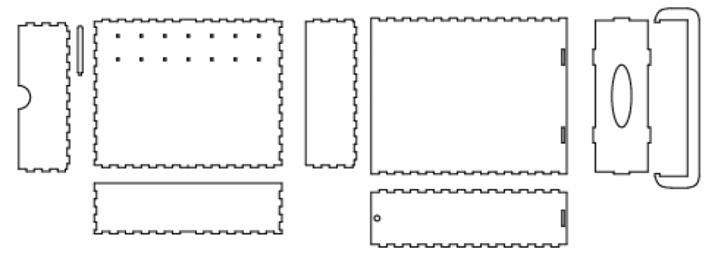 Costurero básico — vector para corte CNC