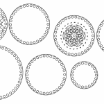 Bases redondas para tejer - Vector SVG DXF para Laser CO2 - Descargable gratis | Stanser