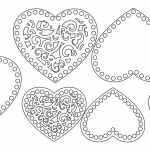 Bases de corazón para tejer - Vector SVG DXF para Laser CO2 - Descargable gratis | Stanser