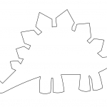 Silueta dinosaurio - Vector descarganle para corte CNC y grabado laser gratis | Stanser
