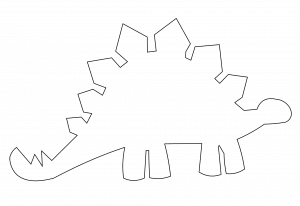 Silueta dinosaurio
