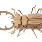 Escarabajo armable 3D - Vector descarganle para corte CNC y grabado laser gratis | Stanser