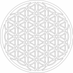 Flor de la vida - Vector descarganle para corte CNC y grabado laser gratis | Stanser
