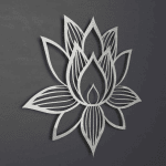 Flor de Lis 2 - Vector descarganle para corte CNC y grabado laser gratis | Stanser