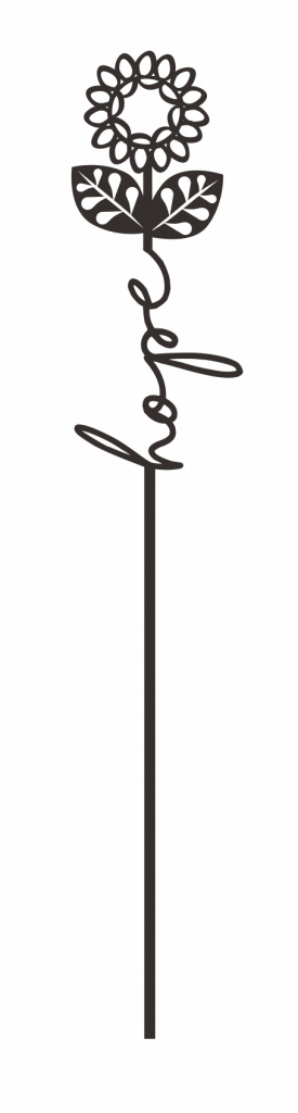 Flor «Hope» — vector para corte CNC