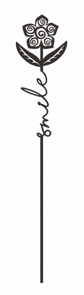Flor «Smile» — vector para corte CNC
