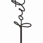 Flor "Faith" - Vector descarganle para corte CNC y grabado laser gratis | Stanser