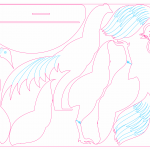 Gallo con base - Vector descarganle para corte CNC y grabado laser gratis | Stanser