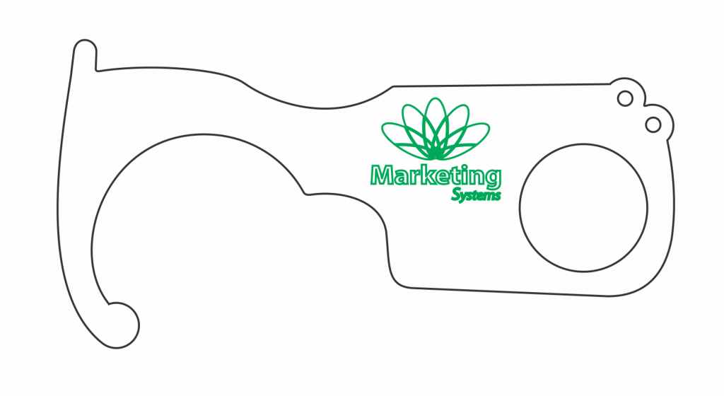 Gancho de acrílico — vector para corte CNC
