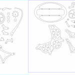 Mecanismo de engranes - Vector descarganle para corte CNC y grabado laser gratis | Stanser