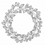 Guirnalda circular - Vector descarganle para corte CNC y grabado laser gratis | Stanser