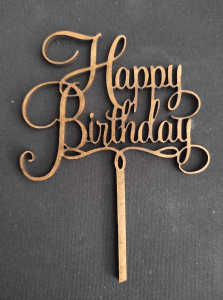 Topper «Happy birthday» 4