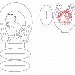 Decoración de herradura - Vector descarganle para corte CNC y grabado laser gratis | Stanser