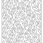 Panel calado "Hojas" - Vector descarganle para corte CNC y grabado laser gratis | Stanser