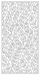 Panel calado «Hojas»
