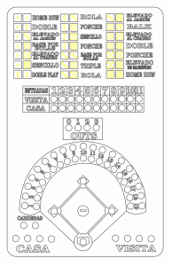 Juego de mesa «Beisbol»