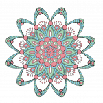 Mandala de flor - Vector descarganle para corte CNC y grabado laser gratis | Stanser