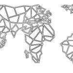 Mapa geométrico - Vector SVG DXF para CNC Router y Laser CO2 - Descargable gratis | Stanser