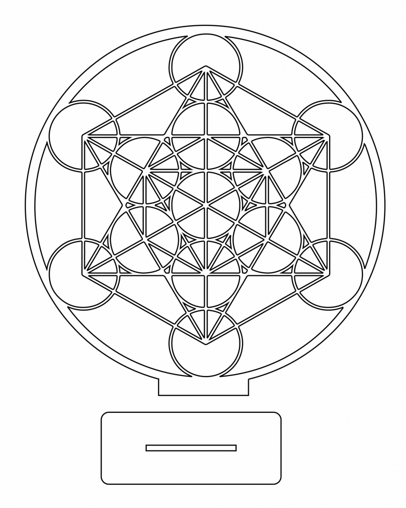 Metatrón — vector para corte CNC