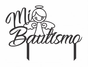 Topper «Mi bautismo»