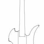 Instrumento: Bajo - Vector SVG DXF para CNC Router y Laser CO2 - Descargable gratis | Stanser