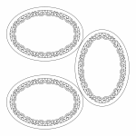 Molduras ovales - Vector descarganle para corte CNC y grabado laser gratis | Stanser
