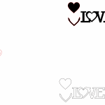"Love" y corazones - Vector descarganle para corte CNC y grabado laser gratis | Stanser