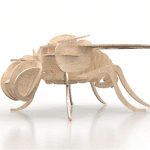 Mosca 3D - Vector descarganle para corte CNC y grabado laser gratis | Stanser