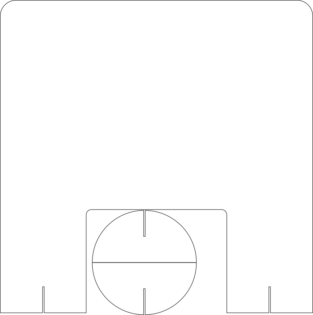 Panel protector — vector para corte CNC