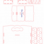 Caja para pinceles - Vector SVG DXF para CNC Router y Laser CO2 - Descargable gratis | Stanser