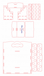 Caja para pinceles