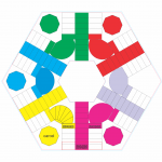 Parchis para 6 - Vector descarganle para corte CNC y grabado laser gratis | Stanser