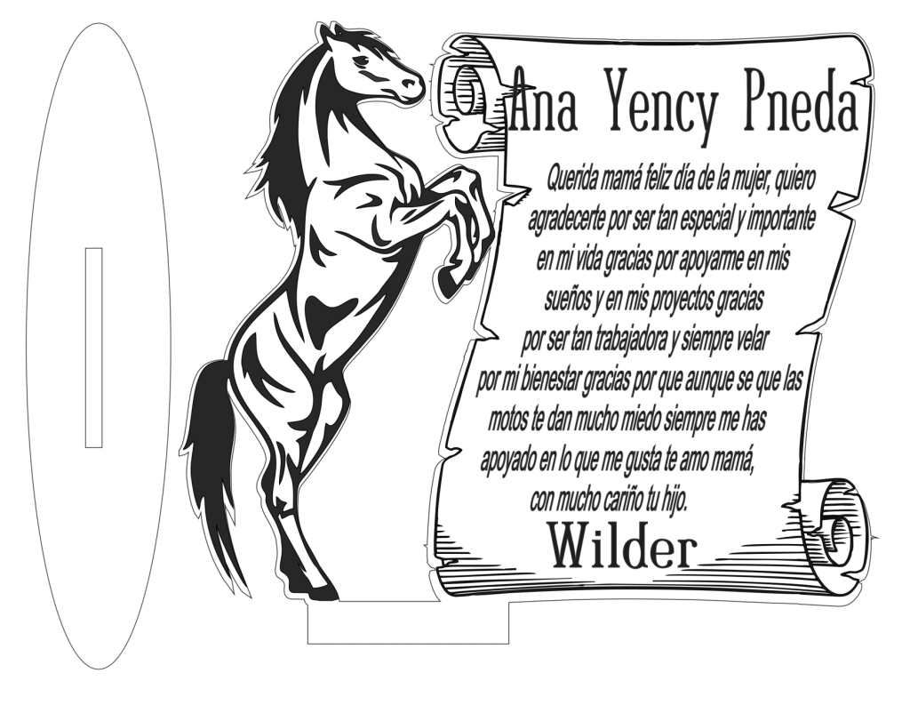 Decoración pergamino — vector para corte CNC