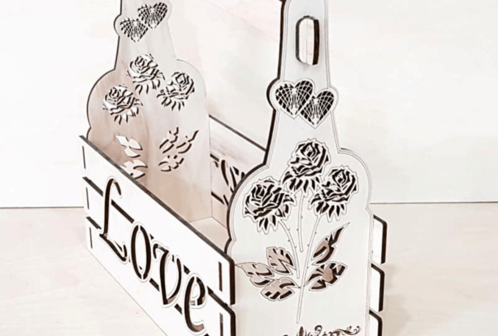 Caja para botellas «Love»