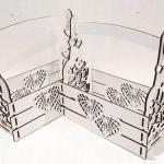 Cajas para botellas "Corazón" - Vector SVG DXF para CNC Router y Laser CO2 - Descargable gratis | Stanser