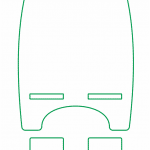 Portacelular Gato - Vector descarganle para corte CNC y grabado laser gratis | Stanser