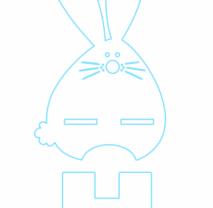 Portacelular conejo