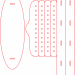 Exhibidor de aretes - Vector SVG DXF para CNC Router y Laser CO2 - Descargable gratis | Stanser