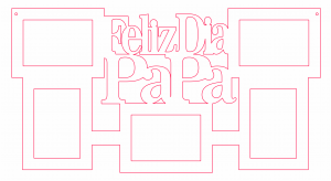 Marco «Feliz día papá» (5 fotos)