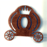 Cuadro de carruaje con corona - Vector descarganle para corte CNC y grabado laser gratis | Stanser