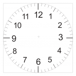 Reloj tradicional - Vector SVG DXF para Laser CO2 - Descargable gratis | Stanser