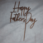 Topper para papá - Vector descarganle para corte CNC y grabado laser gratis | Stanser
