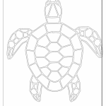 Tortuga completa - Vector descarganle para corte CNC y grabado laser gratis | Stanser